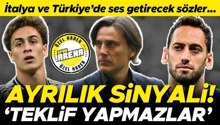 İtalya ve Türkiye’de ses getirecek sözler, ayrılık sözleri: Teklif yapmazlar | Başarısı hemen unutuldu | Hakan, Montella, Kenan…