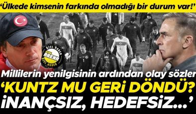 Karadağ yenilgisinin ardından olay sözler: Ülkede kimse farkında değil | Kuntz geri mi döndü?