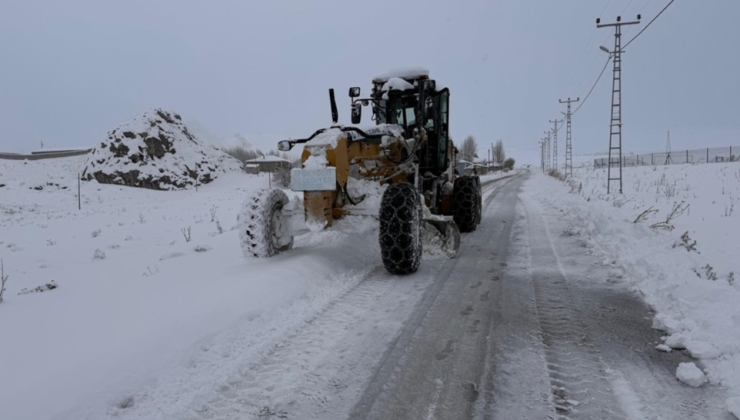 Kardan kapanan 134 yerleşim yerinin yolu açıldı