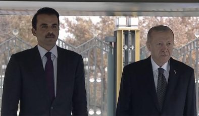 Katar Emiri Ankara’da! Külliye’de resmi tören