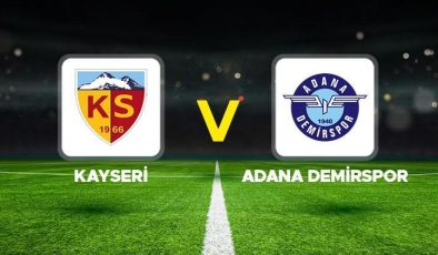 Kayserispor – Adana Demirspor maçı ne zaman, saat kaçta ve hangi kanalda? Süper Lig 11. hafta Kayserispor Adana Demirspor muhtemel 11’ler