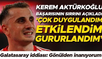 Kerem Aktürkoğlu, Benfica’daki başarısının sırrını açıkladı: Çok duygulandım, çok etkilendim | Galatasaray iddiası: Gönülden inanıyorum