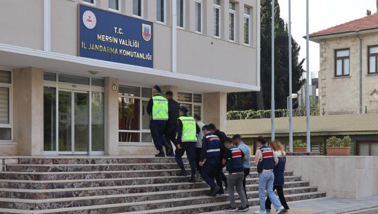 Mersin’de terör örgütüne operasyonda 6 gözaltı