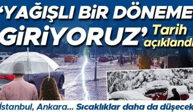 Meteoroloji yeni hava durumu raporunu paylaştı! Sıcaklıklar daha da düşecek: Tarih belli oldu: Yağışlı bir döneme gireceğiz