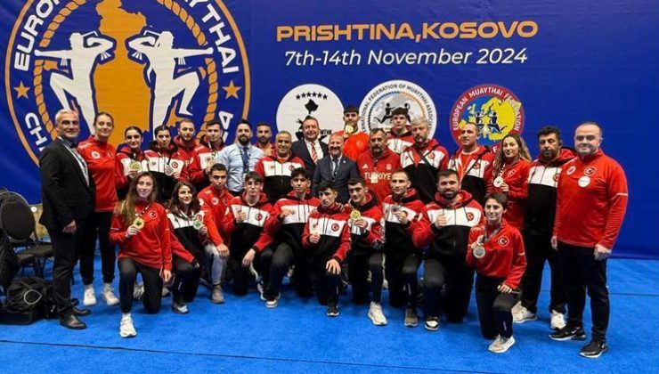 Milli muaythai sporcularından Avrupa Şampiyonası’nda 14 madalya!