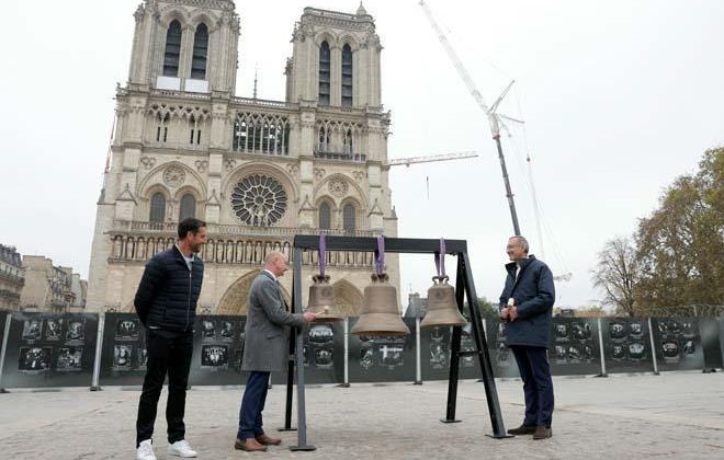 Notre Dame’ın çanları 2019 yangınından beri ilk kez çaldı