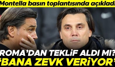 Roma’dan teklif aldı mı? Vincenzo Montella ilk kez konuştu: Bana zevk veriyor