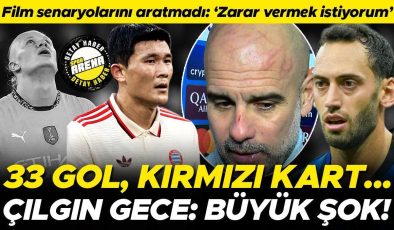 Şampiyonlar Ligi’nde film senaryolarını aratmayan gece: 33 gol, kırmızı kart, sürpriz sonuçlar… | Şoke eden açıklama! ‘Kendime zarar vermek istiyorum’