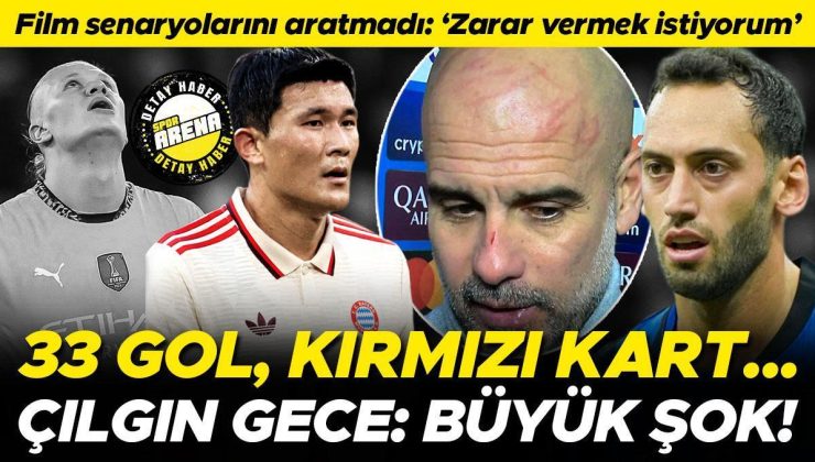 Şampiyonlar Ligi’nde film senaryolarını aratmayan gece: 33 gol, kırmızı kart, sürpriz sonuçlar… | Şoke eden açıklama! ‘Kendime zarar vermek istiyorum’