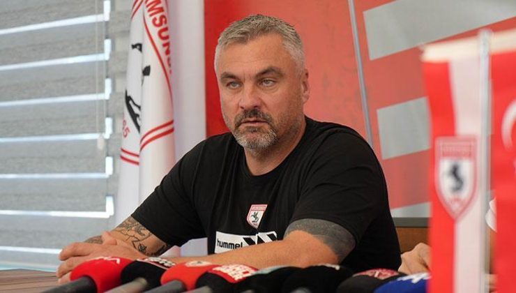 Samsunspor Teknik Direktörü Thomas Reis: ‘Galatasaray karşısında en iyi kadroyu çıkarmaya çalışacağım’