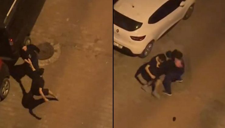 Sokak ortasında kavga! ‘Bizi ayırın’ diye yardım istediler