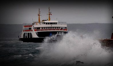 Son dakika: Deniz ulaşımına fırtına engeli! İşte iptal edilen seferler