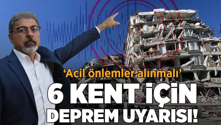 Son Dakika Deprem Haberleri: 6 il için deprem uyarısı!