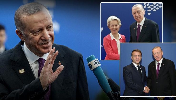 Son dakika: Erdoğan’dan Budapeşte’de peş peşe kritik temaslar! Macron ile görüştü