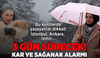 SON DAKİKA HAVA DURUMU HABERLERİ: Kar ve sağanak alarmı! İstanbul, Ankara, İzmir ve diğer illerin hava durumu!