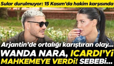 Son dakika Icardi-Wanda Nara ilişkisinde sular durulmuyor: Wanda Nara, Mauro Icardi’yi mahkemeye verdi! Arjantinli yıldız gözaltında mı? Galatasaray’dan…