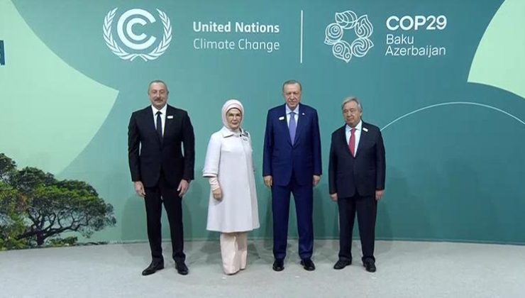 Son dakika… Bakü’de kritik zirve: Cumhurbaşkanı Erdoğan, COP29 alanına geldi