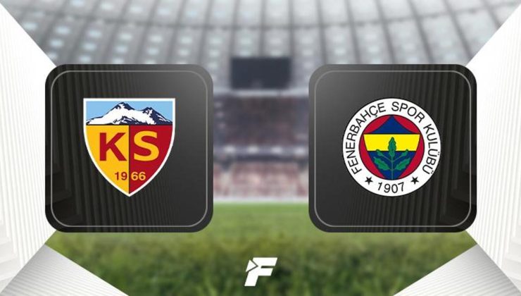 CANLI |                    Kayserispor – Fenerbahçe maçı Canlı Anlatım – Süper Lig Kayseri FB Maç Skoru ve İstatistikleri