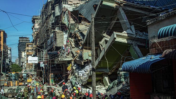 Tanzanya’da 4 katlı bina çöktü: 13 ölü