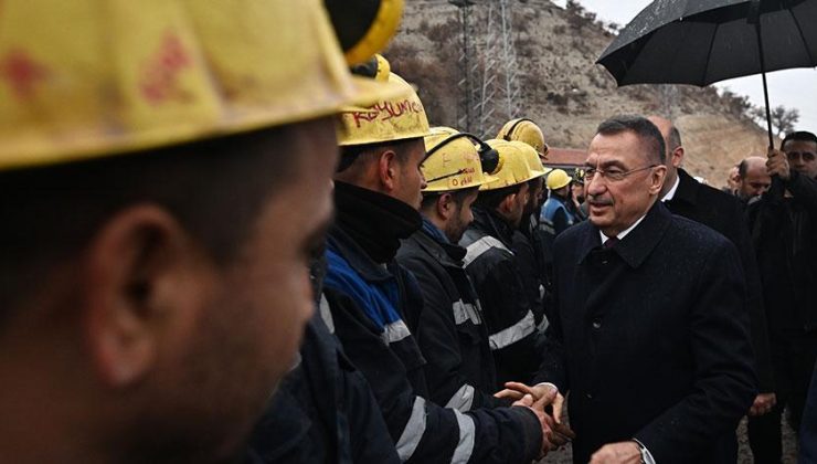 TBMM Dışişleri Komisyonu Başkanı Fuat Oktay, Çayırhan Termik Santrali’ndeki madencileri ziyaret etti