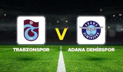 Trabzonspor – Adana Demirspor maçı ne zaman, saat kaçta, hangi kanalda? Süper Lig Trabzonspor Adana Demirspor muhtemel 11’ler