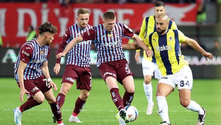 Trabzonspor-Fenerbahçe maçı kaç kaç bitti, golleri kim attı?