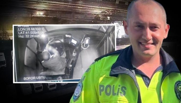 Trafik polisi Yürümez’in şehit olduğu kazanın görüntülerine ulaşıldı