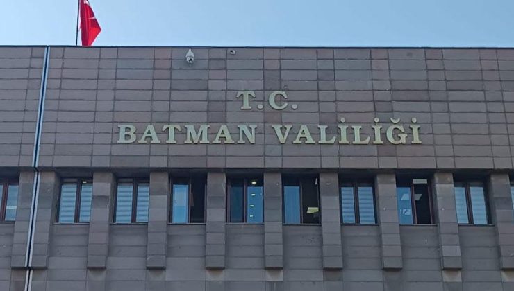 Valilik duyurdu! Batman’da 10 günlük yasak