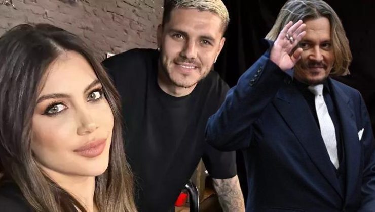 Icardi’den Wanda Nara’ya Johnny Deppli gönderme