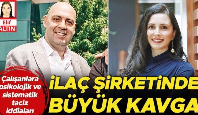 İlaç şirketinde büyük kavga