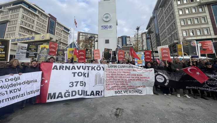 Mağdurlardan TOKİ eylemi