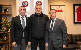 Trabzonspor'dan TFF Başkanı İbrahim Hacıosmanoğlu'na ziyaret