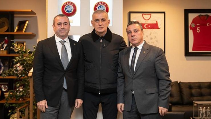 Trabzonspor'dan TFF Başkanı İbrahim Hacıosmanoğlu'na ziyaret